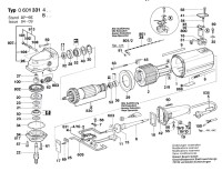 Bosch 0 601 331 460 Angle Grinder 110 V / GB Spare Parts